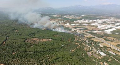 Antalya'da 2 ilçede alevler yükseldi
