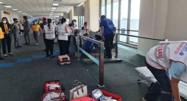 Banta sıkışan bacağı, kesilerek kurtarıldı