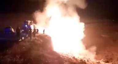 Batman’da şarampole yuvarlanan kamyon yandı: 4 ölü, 2 ağır yaralı