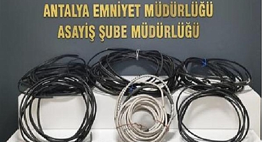 Ev, iş yeri ve kablo hırsızları yakalandı
