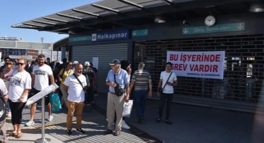 İzmir güne grevle uyandı