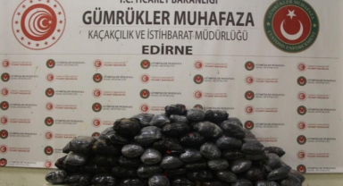 Kapıkule'de TIR'da 133 kilo esrar ele geçirildi