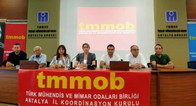 Konyaaltı Sahili'ndeki işgale TMMOB'dan tepki