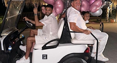 Mahrez, tatilini Antalya'da yapıyor