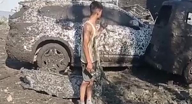 Palet fabrikasındaki patlamada fırlayan kazan, 300 metre uçtu