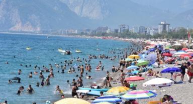 Sahillerde yoğunluk