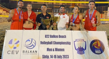 Türkiye, U22 Plaj Voleybolu'nda namağlup şampiyon oldu