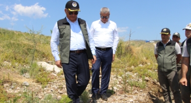  Yazıcı,yeşeren ormanlık alanı gezdi