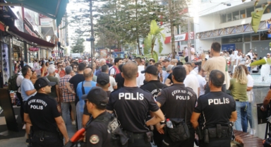 Zam protestosunda gerginlik