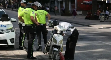 1155 motosiklet sürücüsüne ceza