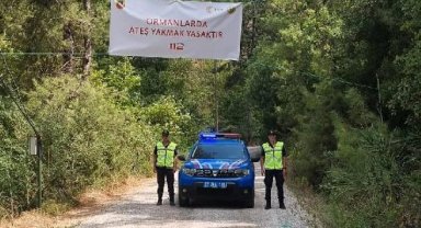 Alanya'da orman devriyesi