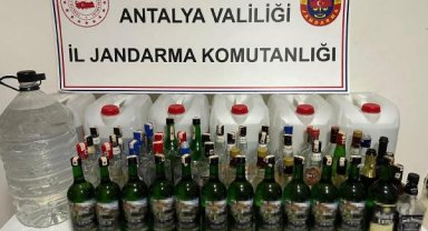 Alanya'da sahte içki operasyonu