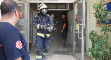 Anaokulunda elektrik panosundan kaynaklı yangın 