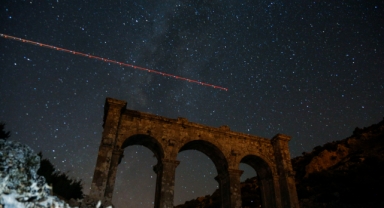 Antik kentte gökyüzü şöleni