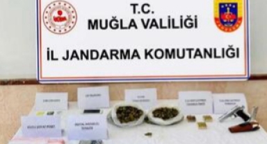 'Dalan'lı aramada 1 kilo 250 gram skunk ele geçirildi