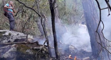 Duman tüten noktalara gönüllü müdahale 