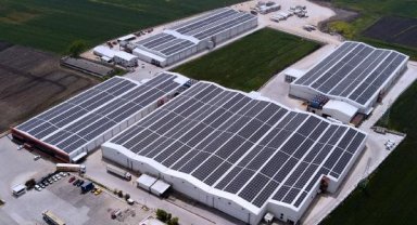 GES tasarrufu fabrika çatısında