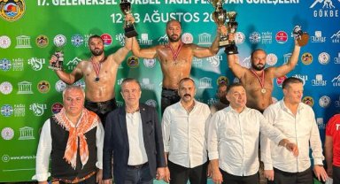 Gökbel'de başpehlivan Ali Gürbüz