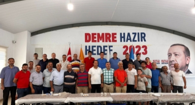 İlçe ilçe ziyaretlere devam ediyor