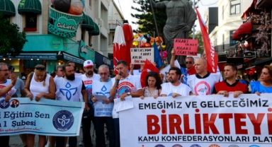 Kamu emekçileri yine meydanlarda