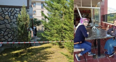 Kan donduran cinayet, ceset parçalarını camdan attı