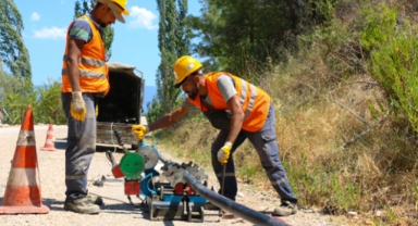 Karacaören'de içme suyu sevinci