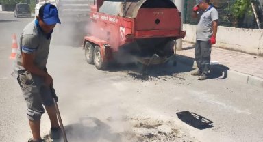 Kemer'de altyapı çalışmaları