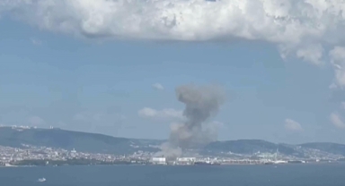 Kocaeli'nin Derince ilçesinde patlama meydana geldi