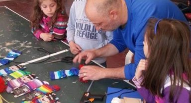 Çocuklara özel kukla atölyesi 