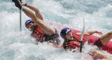 Köprüçay'da rafting heyecanı