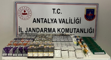 Manavgat'ta kaçak sigara operasyonu