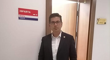 Meclis'te 'Isparta' tabelası