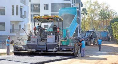 Oba'da asfalt çalışması bitti