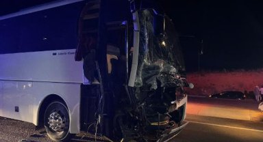 Otobüs kazası: 5 yaralı