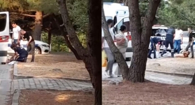 Parkta yürürken silahlı saldırıya uğradı