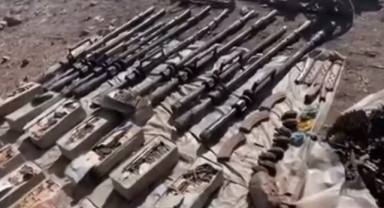 PKK'ya ait çok sayıda silah ve mühimmat ele geçirildi