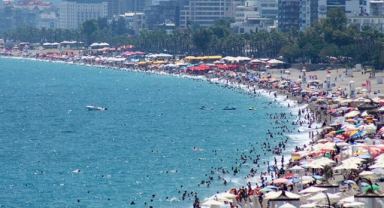 Sahillerde yoğunluk oluştu