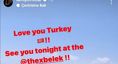 Şarkıcı LP'den 'Love you Turkey' paylaşımı