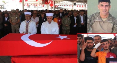 Şehit ağabeylerini asker selamıyla uğurladılar