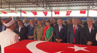 Şehit uzman çavuş, son yolculuğuna uğurlandı