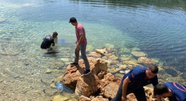 Serinlemek için girdiği gölde boğuldu