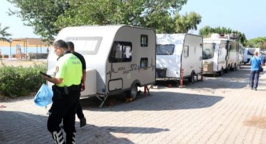 Şikayet sebebi karavanlar tahliye edildi
