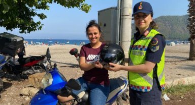 Sürücülere 'Kaskımla Güvendeyim' mesajı