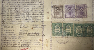 Tarihi sözleşmeyi müzeye bağışladı