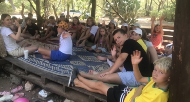 Savaş çocukları moral depoladı