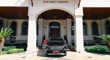 Valiliğin makam aracı TOGG oldu 