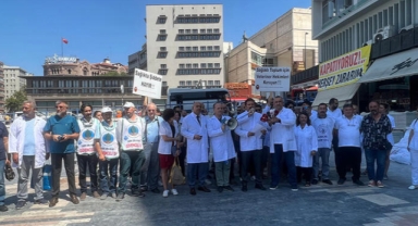 Veteriner hekimler, şiddet olaylarını protesto etmek için iş bıraktı