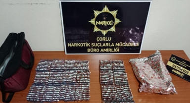 3 bin 570 sentetik uyuşturucu hap ele geçirildi