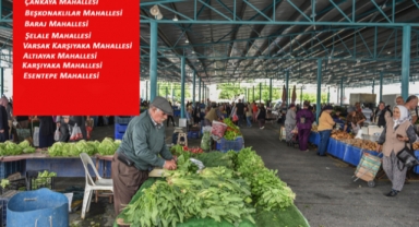 9 mahalleye 9 kapalı pazar