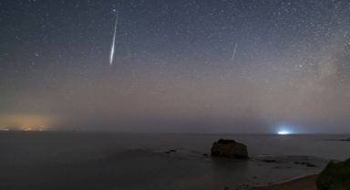 'Ateş topu'nu görüntüledi